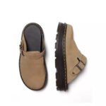 Women's Slide Mules - Suede Thick Sole Slippers Casual Women Clogs - Image 4