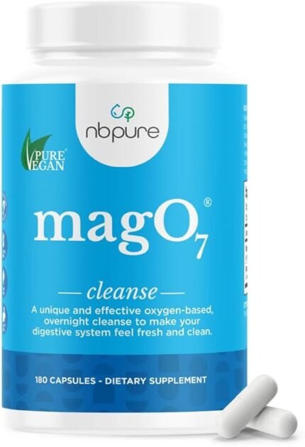 MagO7 - Natural Colon Cleanse & Detox - 180 Caps