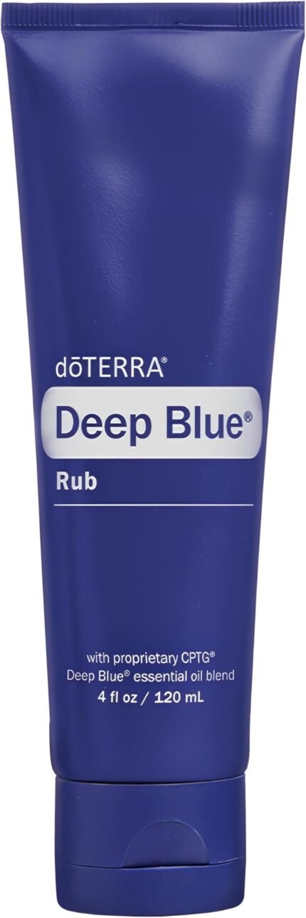 doTERRA Deep Blue Rub muscle relief cream jar