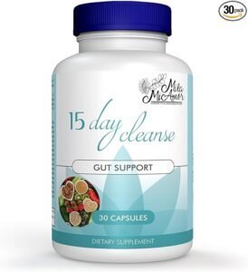 Milamiamor 15 Day Cleanse detox supplement bottle