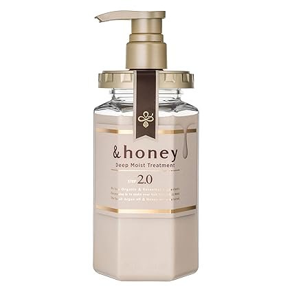 & Honey Deep Moist Treatment 2.0 hair care product jar showing deep moisturizing treatment for dry and damaged hair at ApheliaZone