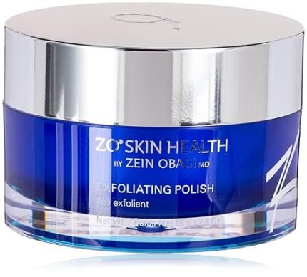 ZO Skin Health Exfoliating Polish face scrub jar