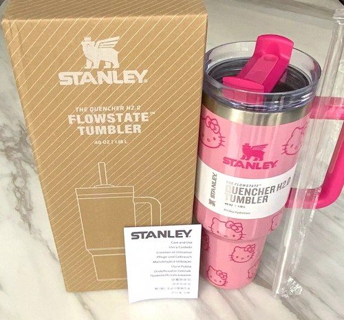 s-l500 (1) Stanley Quencher H2.0 40oz - Hello Kitty Variation in Picture - Image 1